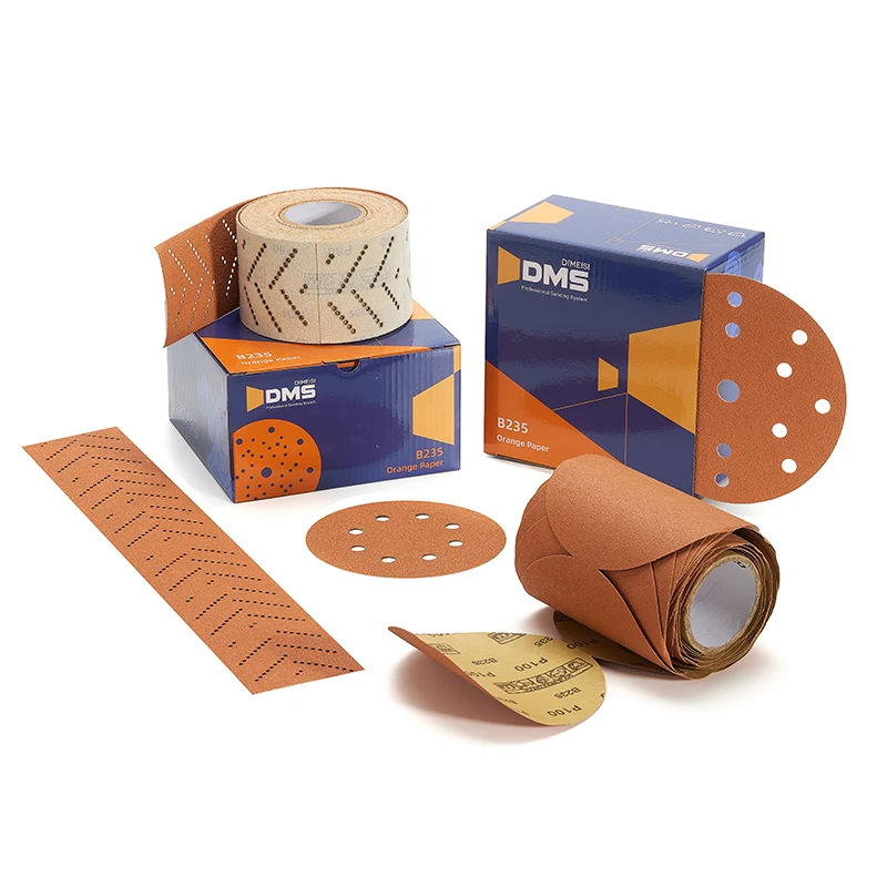 Оранжевая наждачная бумага