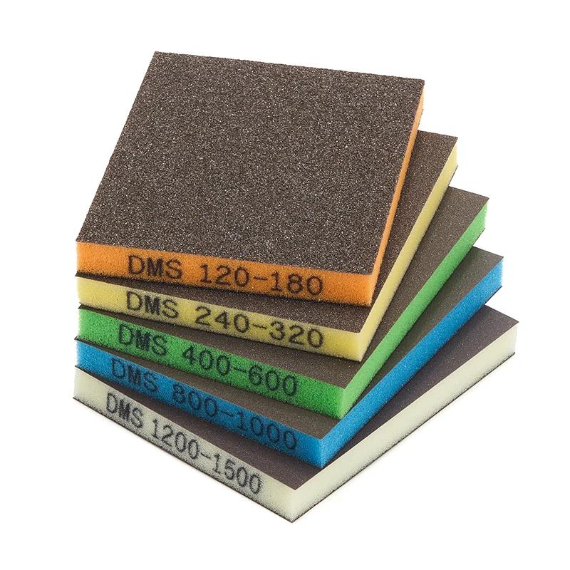 Красочная двухсторонняя шлифовальная губка