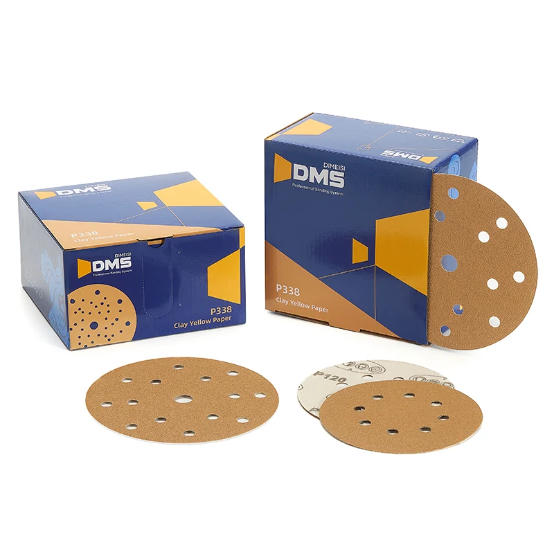 Глина Желтая наждачная бумага